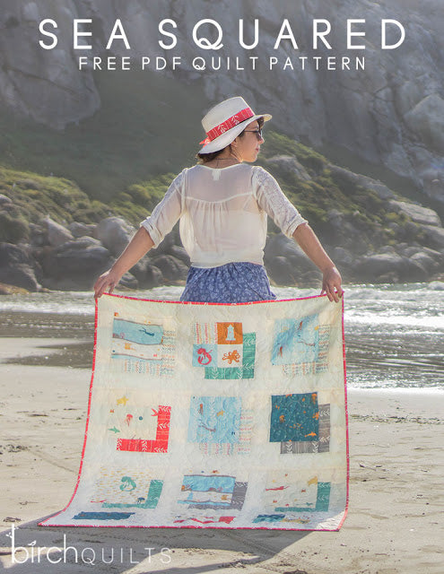 Sea Squared | A New FREE Quilt Pattern | by Belén Sabi