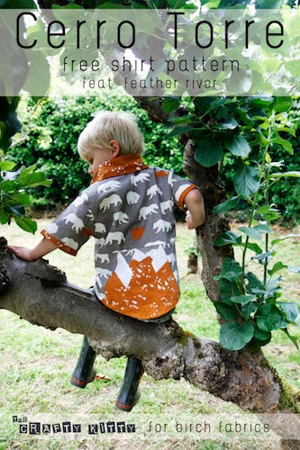 Free PDF Pattern & Tutorial | Cerro Torre Shirt | by The Crafty Kitty