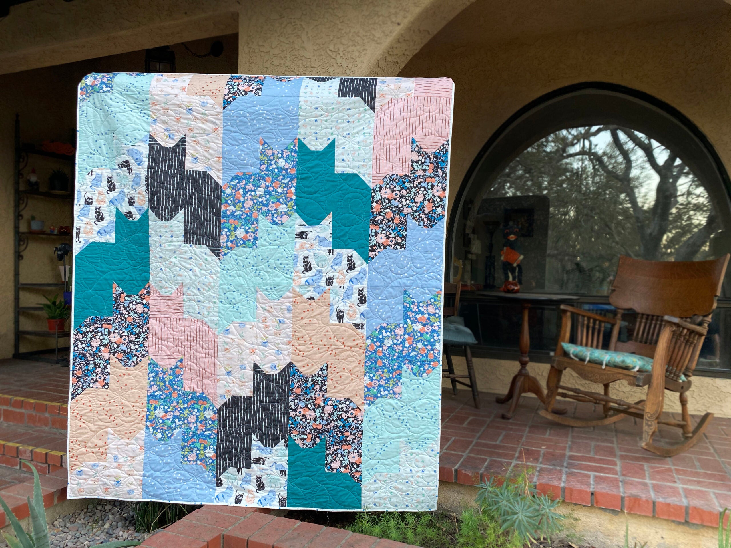 Cats on Cats Quilt Tutorial