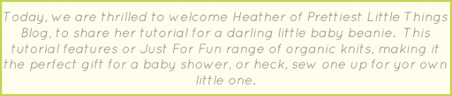 Tutorial: Baby Knit Beanies – Two Ways {by Littlest Pretty Things}