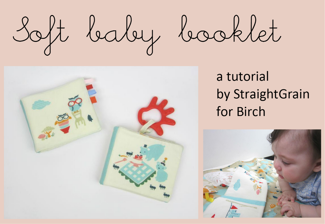 Tutorial | Soft Baby Booklet | by StraightGrain