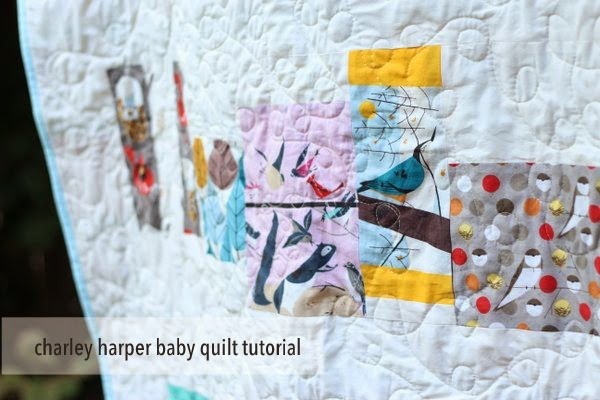 Tutorial: Charley Harper Baby Quilt {by Beth of Plum and June}