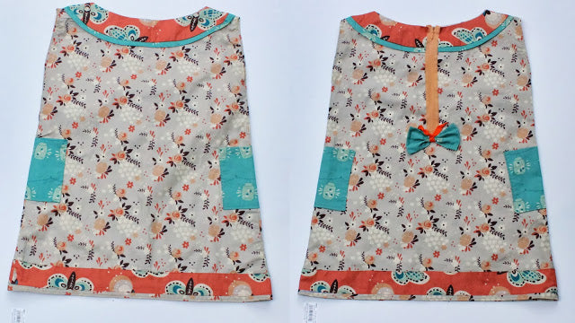 Free Pattern & Tutorial: Boatneck Shift Dress {by Blooms and Bugs}