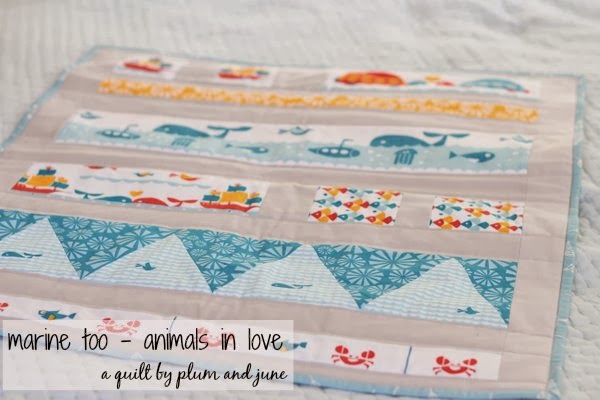 Tutorial | Animals In Love Quilt | by Plum and June
