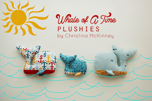 Free Pattern | Whale Of A Time Plushie | by Christina McKinney