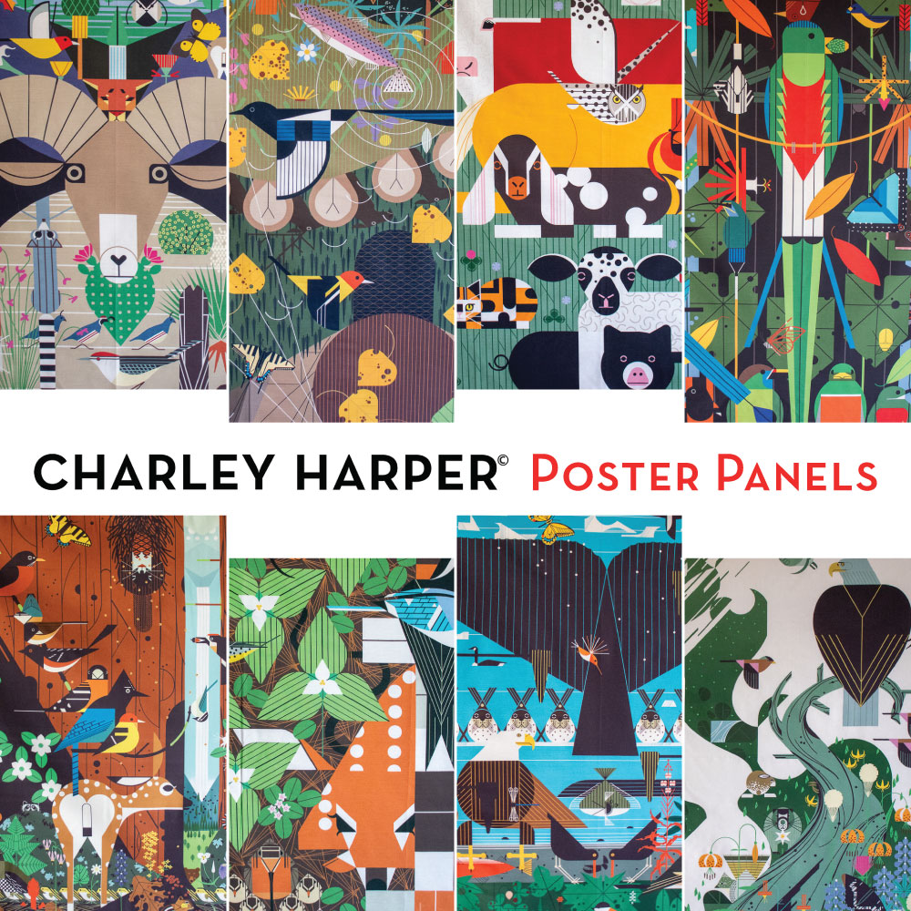 Charley Harper Poster Panel Reprint