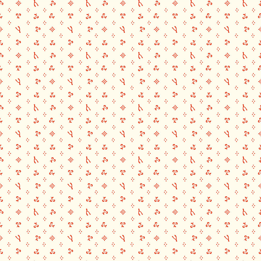 MERRYTHOUGHT in CREAM/RED KNIT