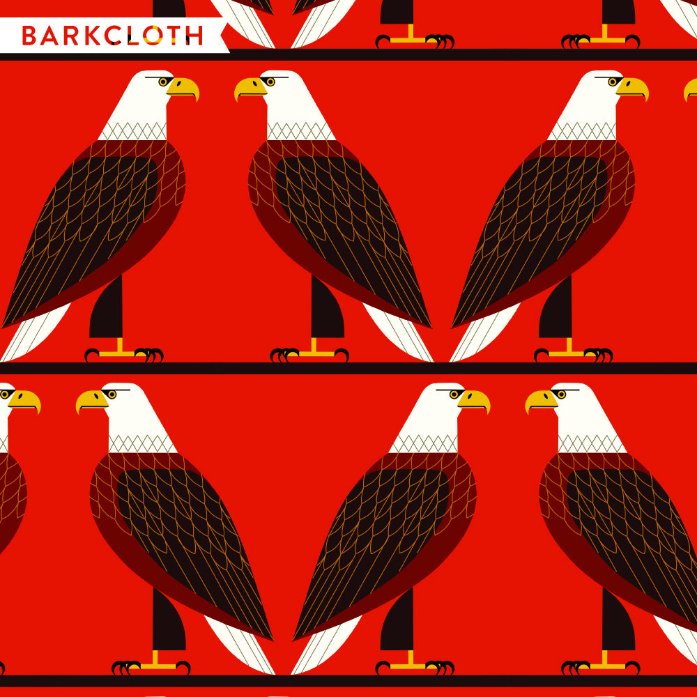Bald Eage Barkcloth