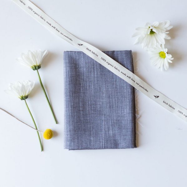 YARN DYED CHAMBRAY in BLACK