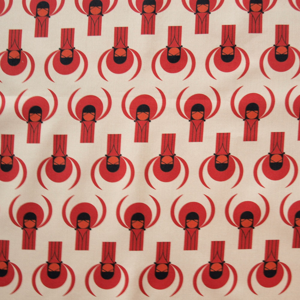 Cardinal Flight Poplin