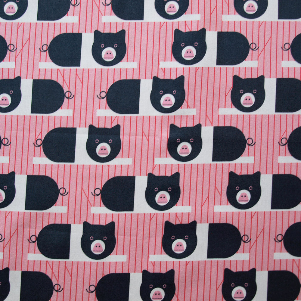 Piggies Pink Poplin