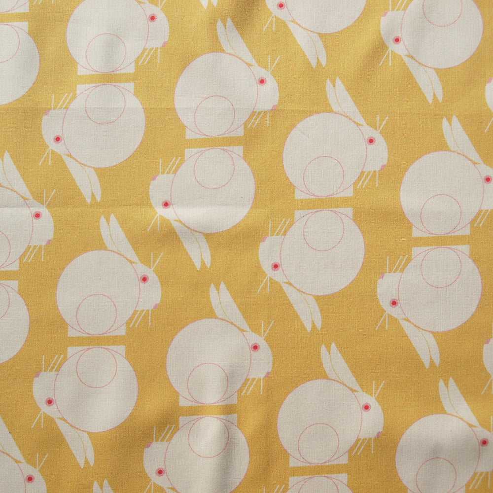 Bunny Stagger Sunshine Poplin