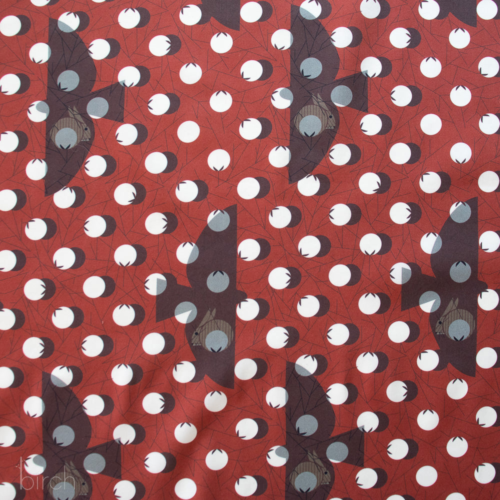 Cottontail in a Cotton Field Poplin