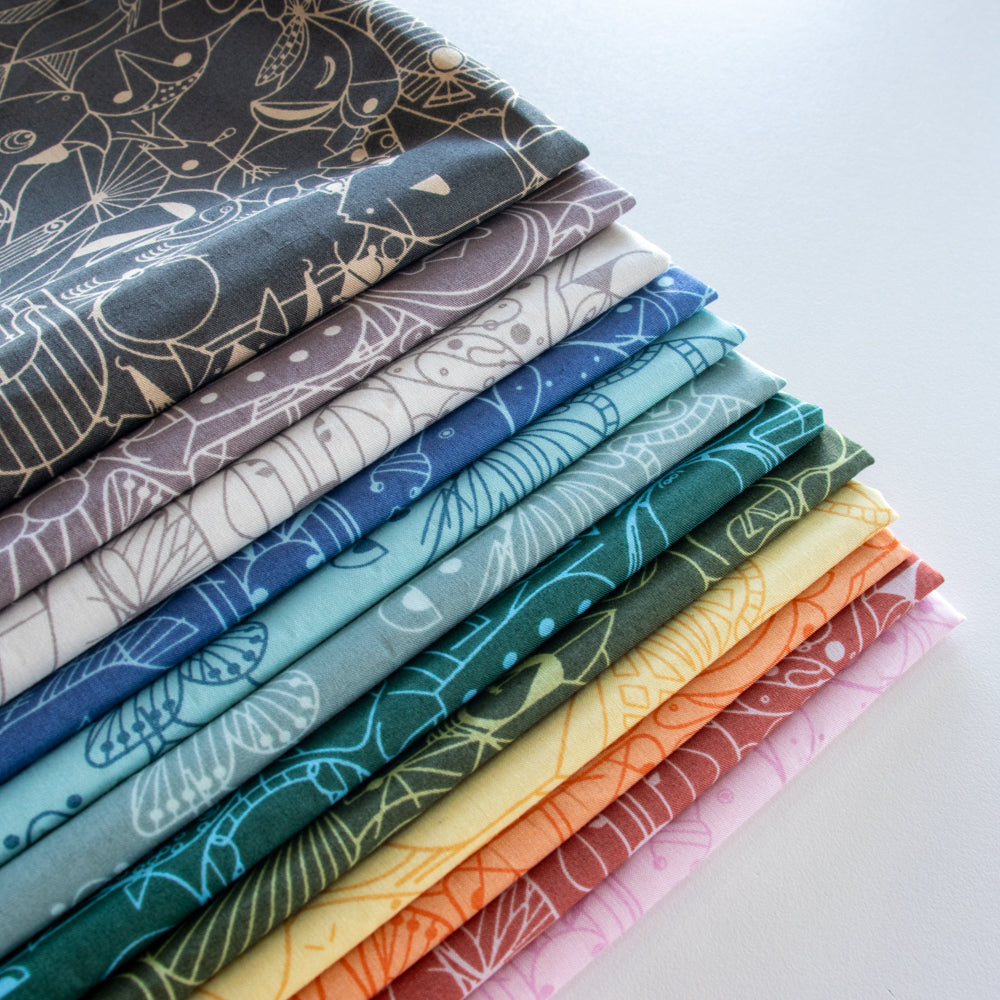 End Papers Basic Fat Quarter Bundle, 12 Total