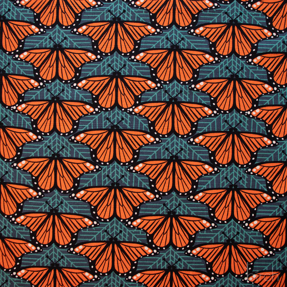 Monarch Butterflies Barkcloth