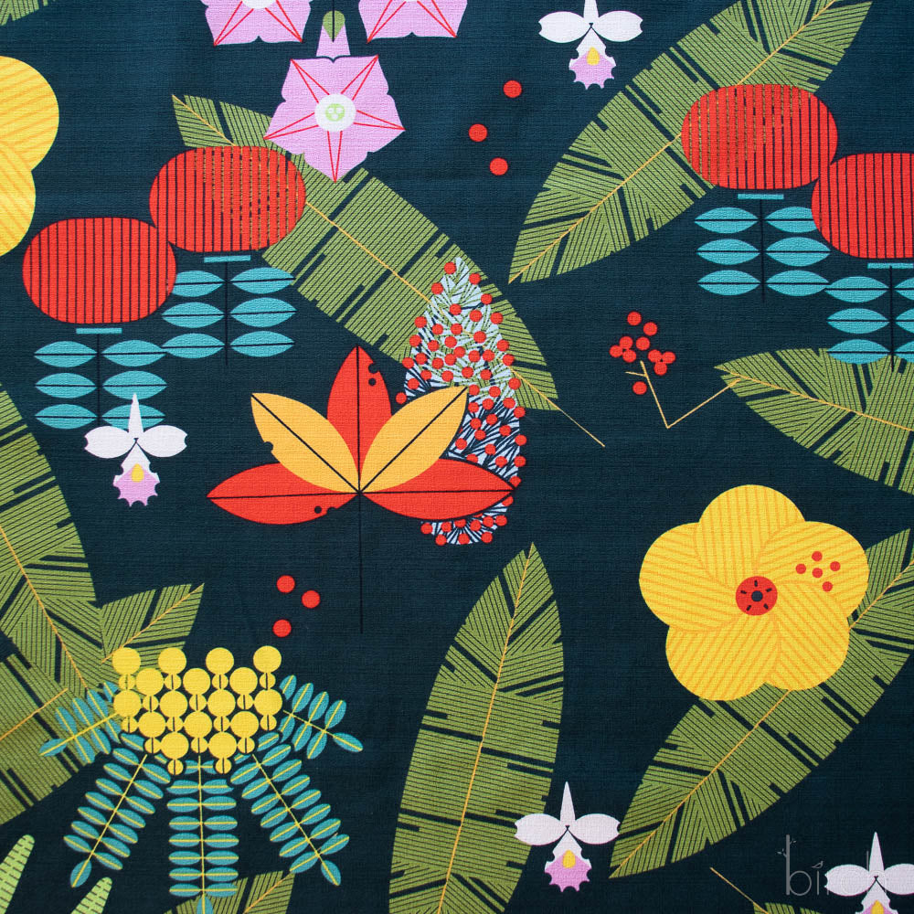 Hawaiian Foliage Barkcloth