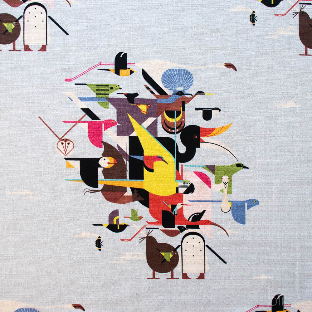 Wings of the World Barkcloth