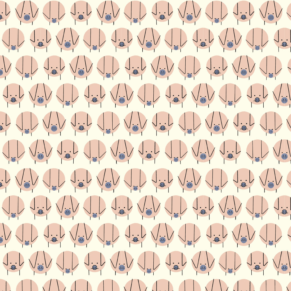 Piggie Line Poplin