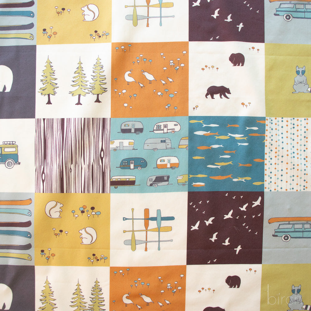 Camp Sur Patch Poplin