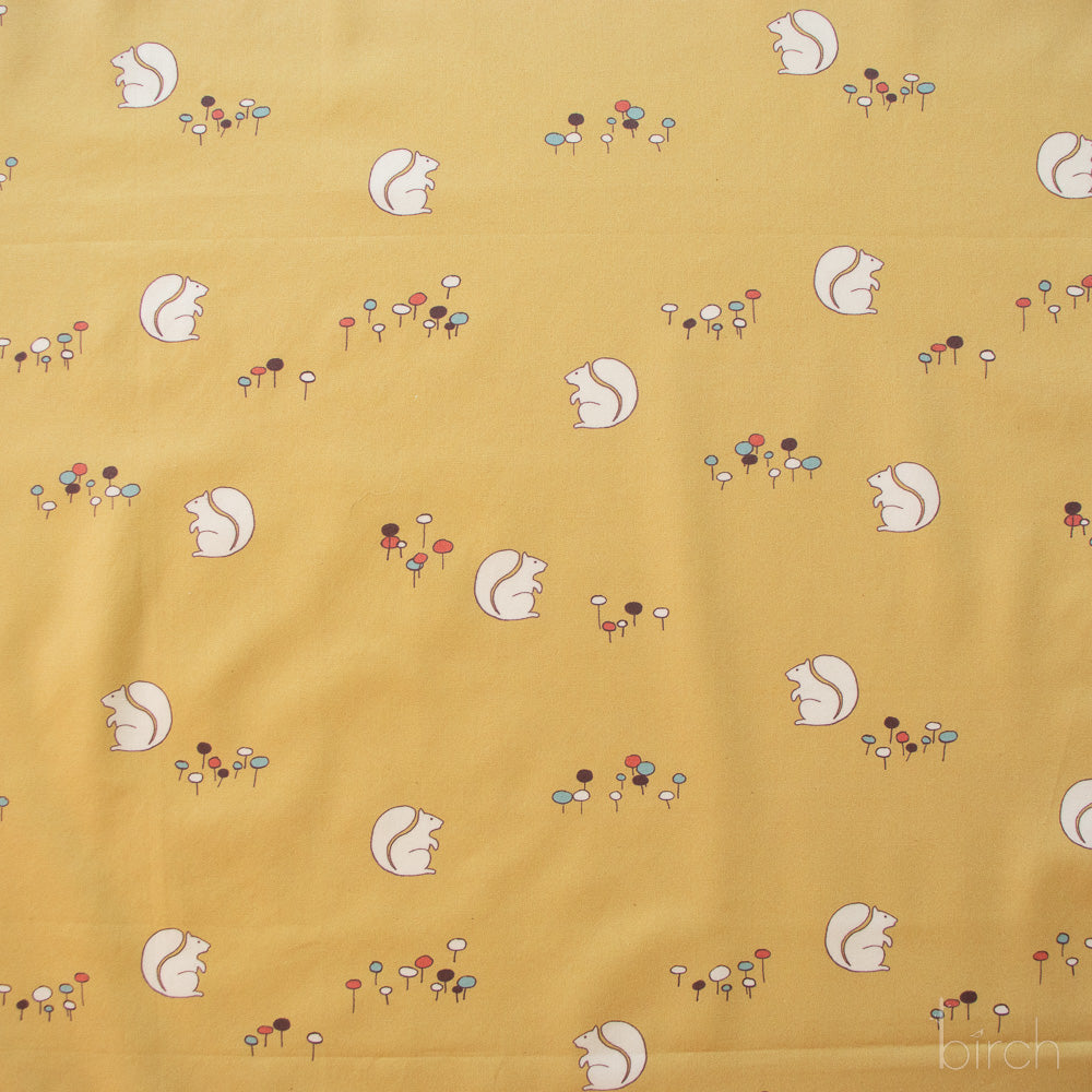 Squirrels Sun Poplin