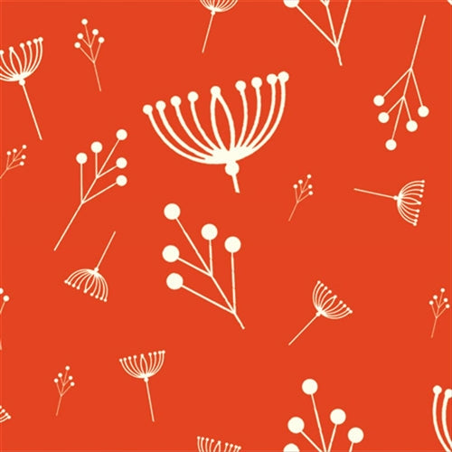 Twigs Tomato Flannel