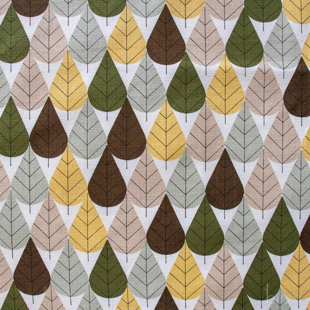 Octoberama Brown Barkcloth
