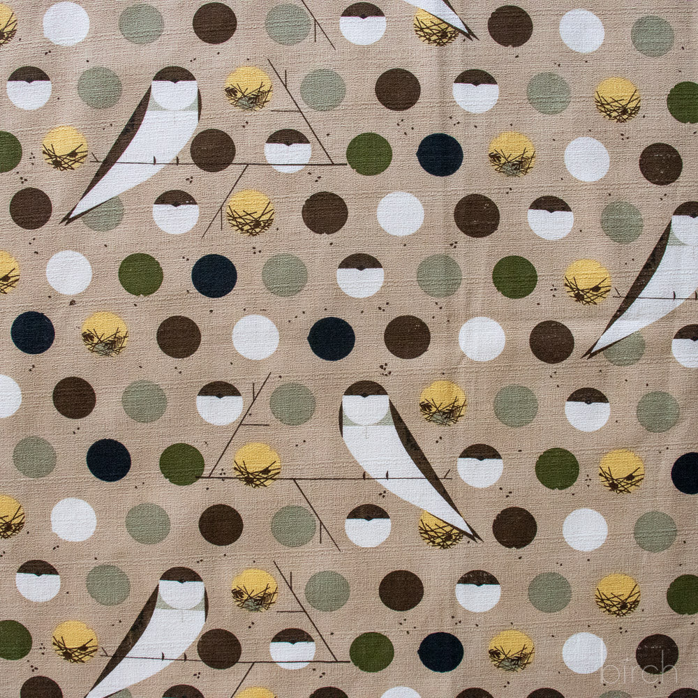 Bank Swallow Brown Barkcloth