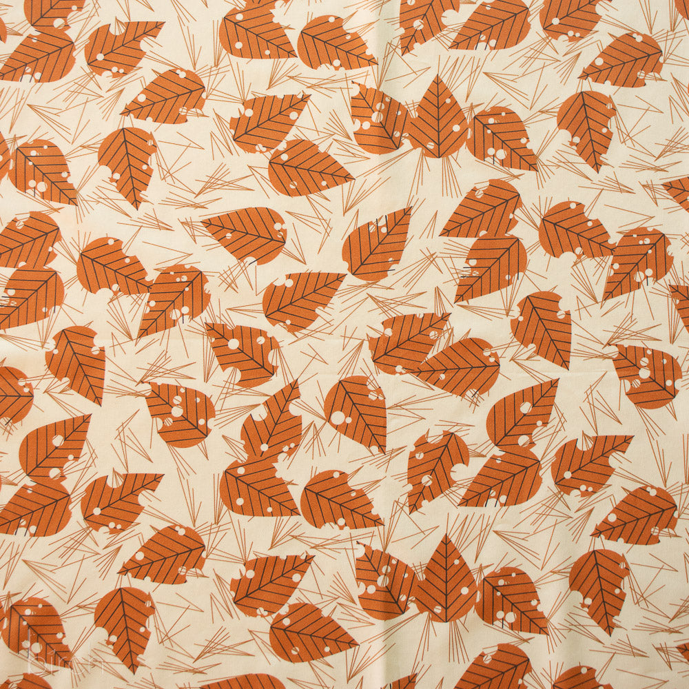Leaves and Pine Needles Poplin