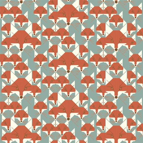Fox Similies Flannel