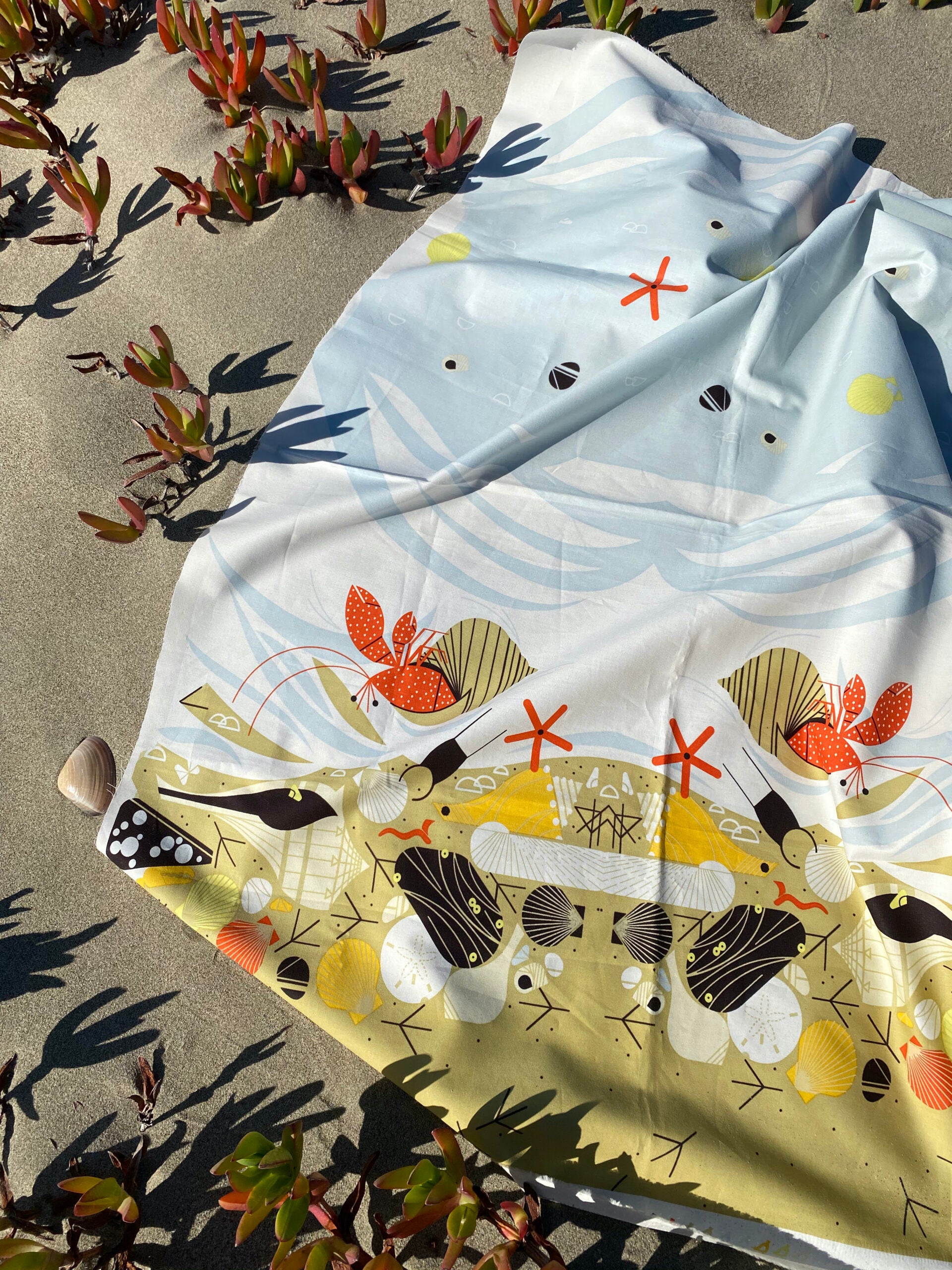 Crabitat Double Border Poplin