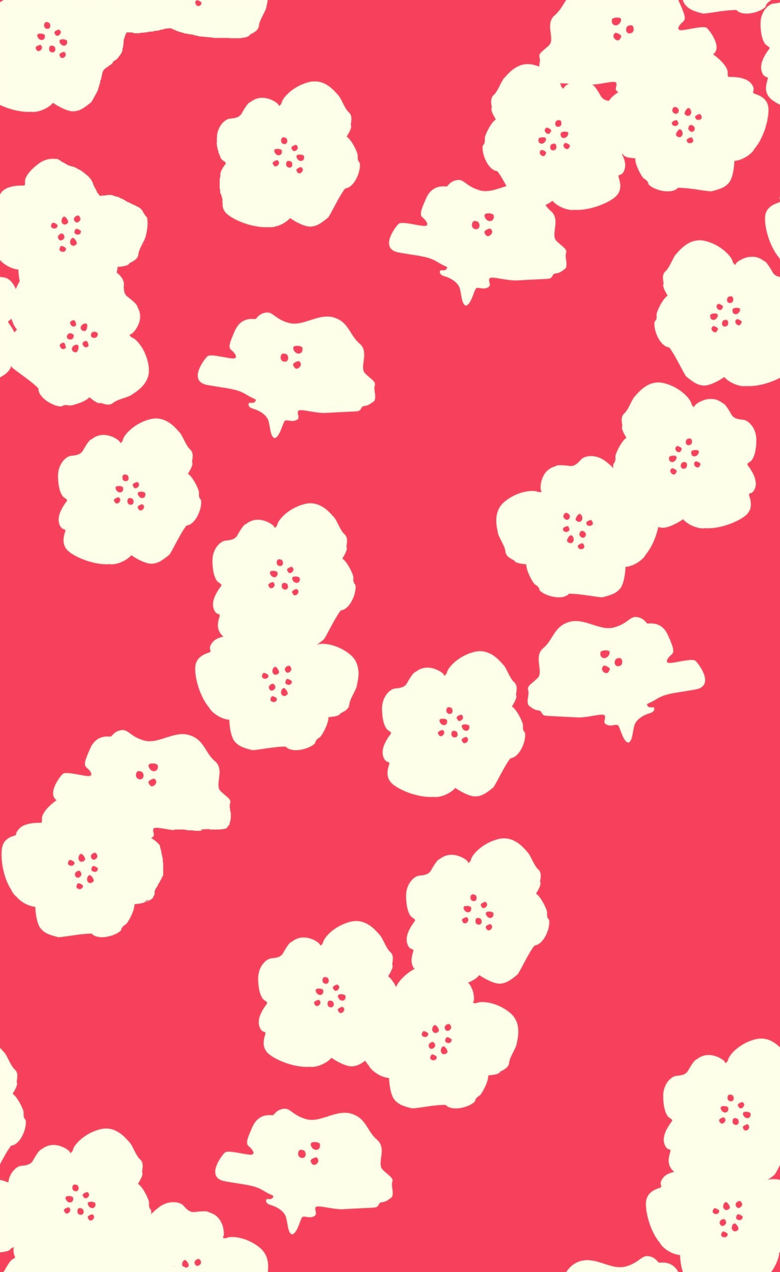 Poppies Coral Double Gauze