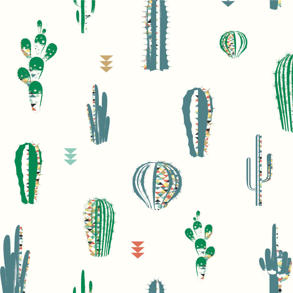 Del Pasado Cactus Poplin