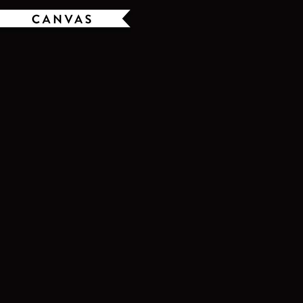 Black Solid Canvas