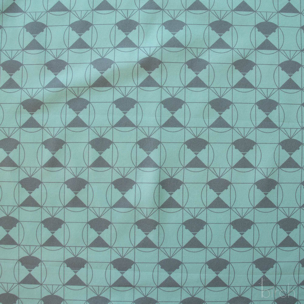 Chickadee End Papers Seafoam