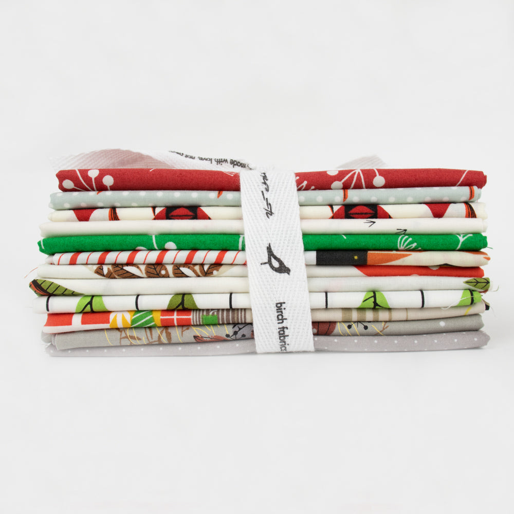 Charley Harper Holidays Fat Quarter Bundle, 10 Total