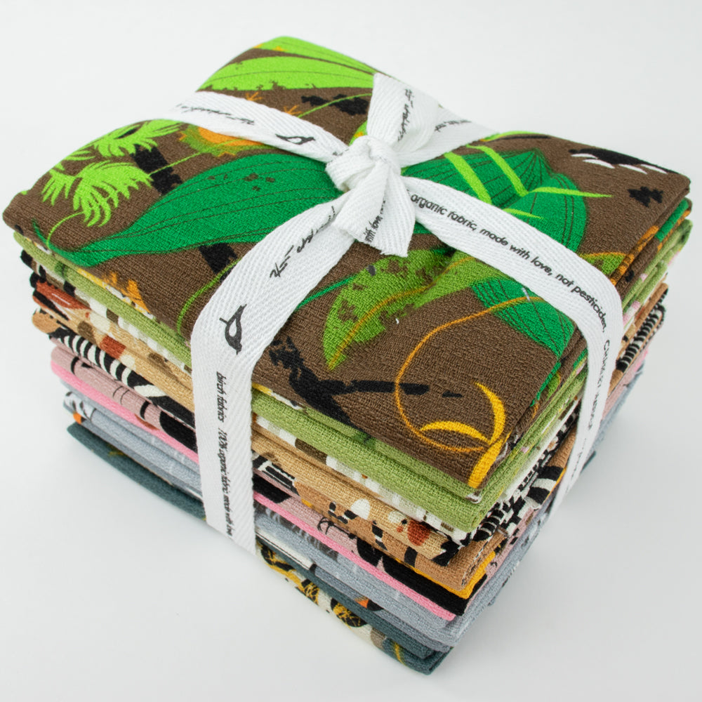 Charley Harper Barkcloth Fat Quarter Bundle, 10 Total