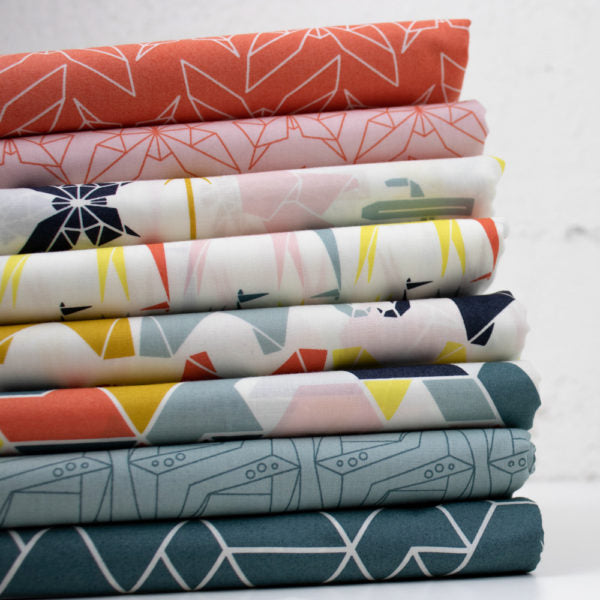 CASE PACK | GEOGAMI POPLIN | 8 TOTAL - 7 YD BOLTS