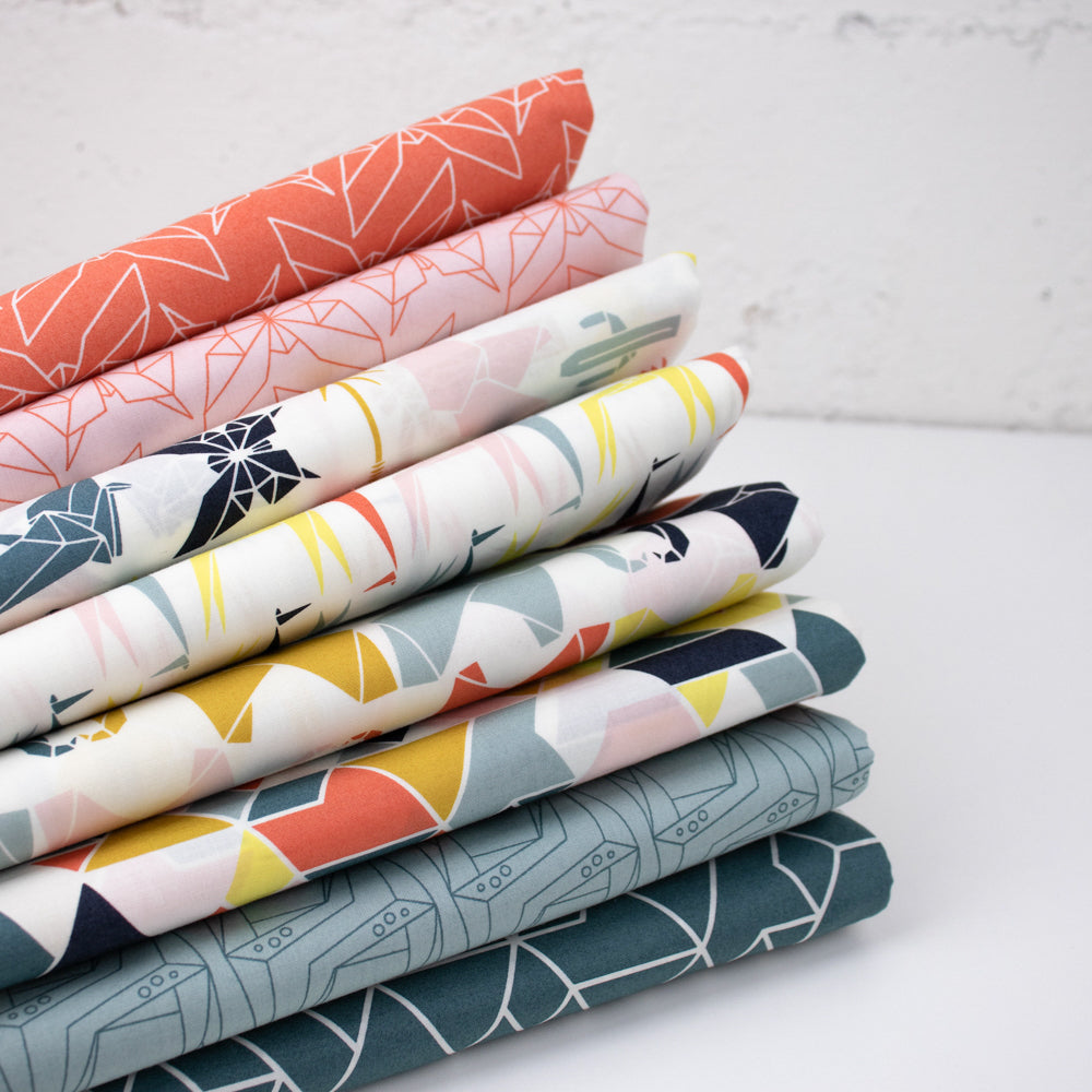 GEOGAMI PRE CUT FAT QUARTER BUNDLE | 1 BUNDLE| 8 SKUS
