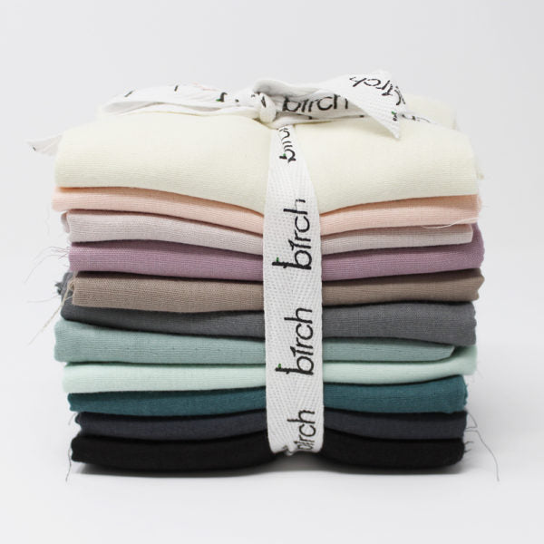 DOUBLE GAUZE PRE CUT FAT QUARTER BUNDLE | MUTED | 11 TOTAL