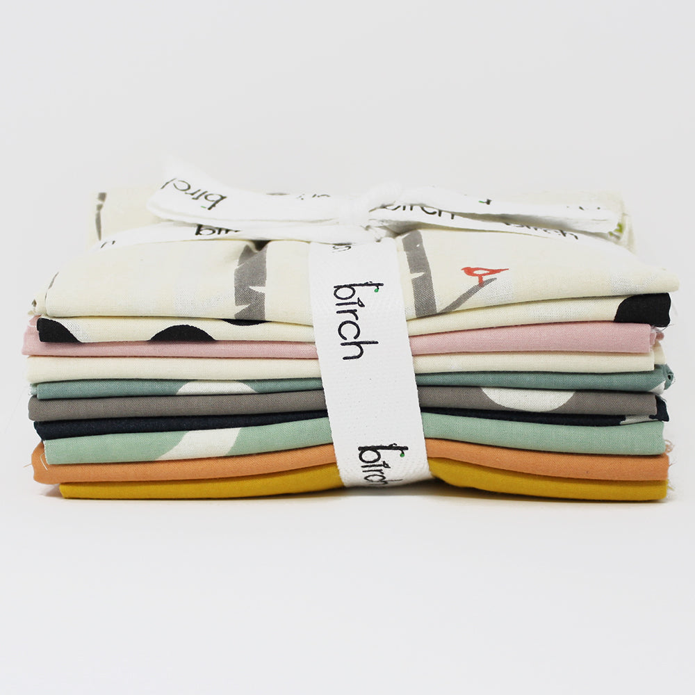 BIRCH BASICS PRECUT FAT QUARTER BUNDLE | 10 SKUS