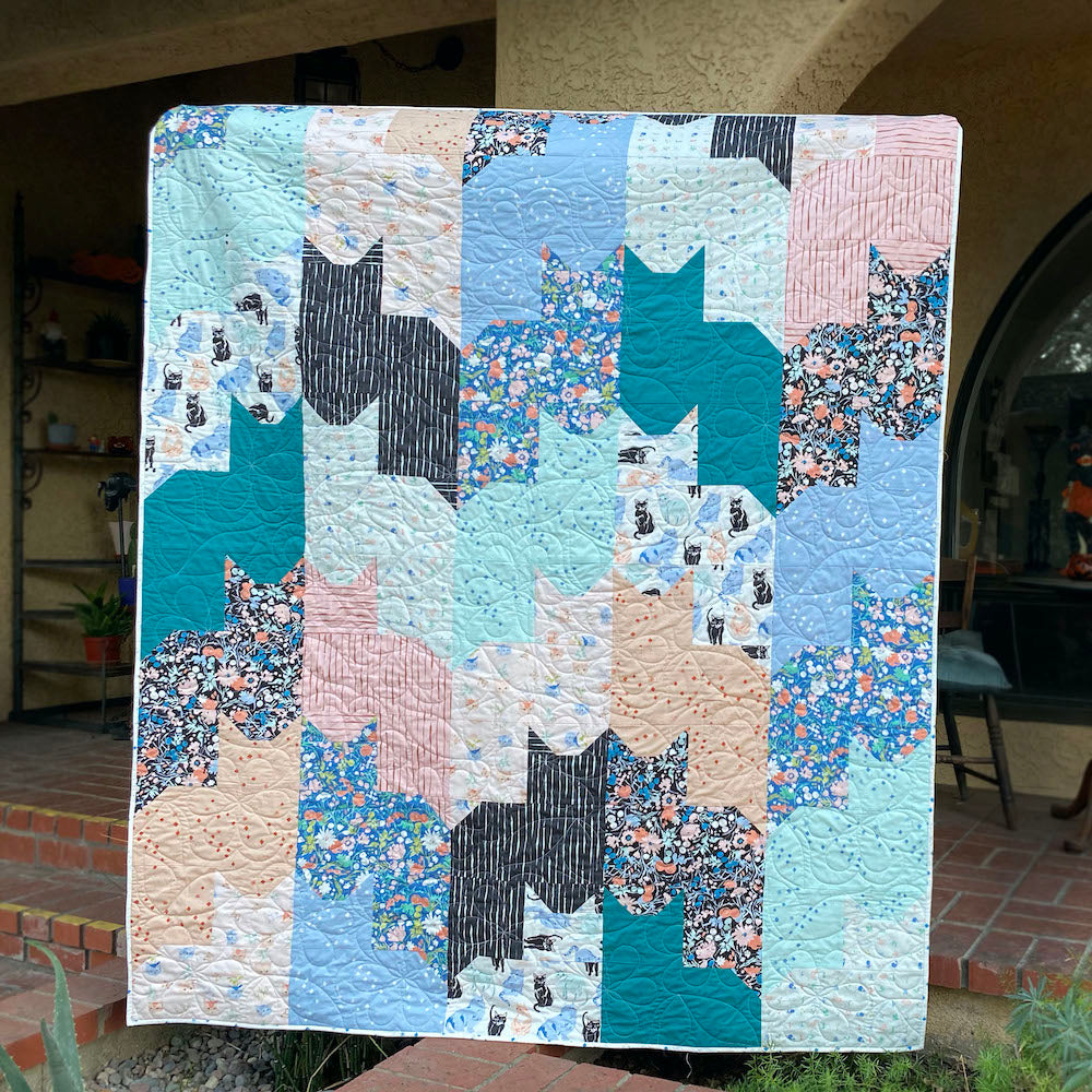 Cats on Cats Quilt Tutorial