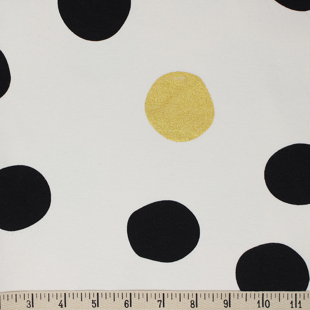 SHIFT DOT in BLACK/METALLIC KNIT
