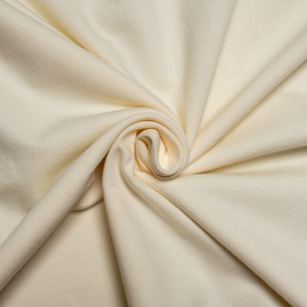 Cream Jersey Knit Soild