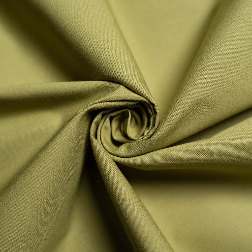 Olive Solid Poplin