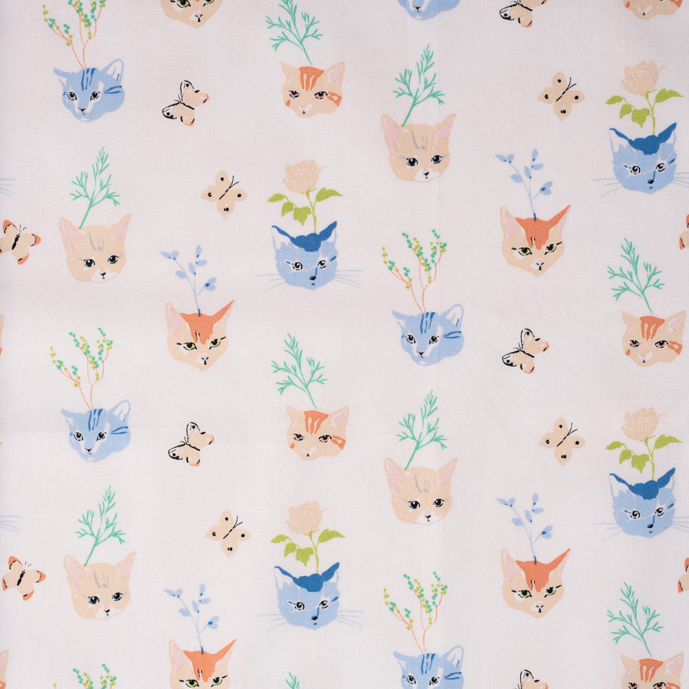 Kitty Garden Main Poplin