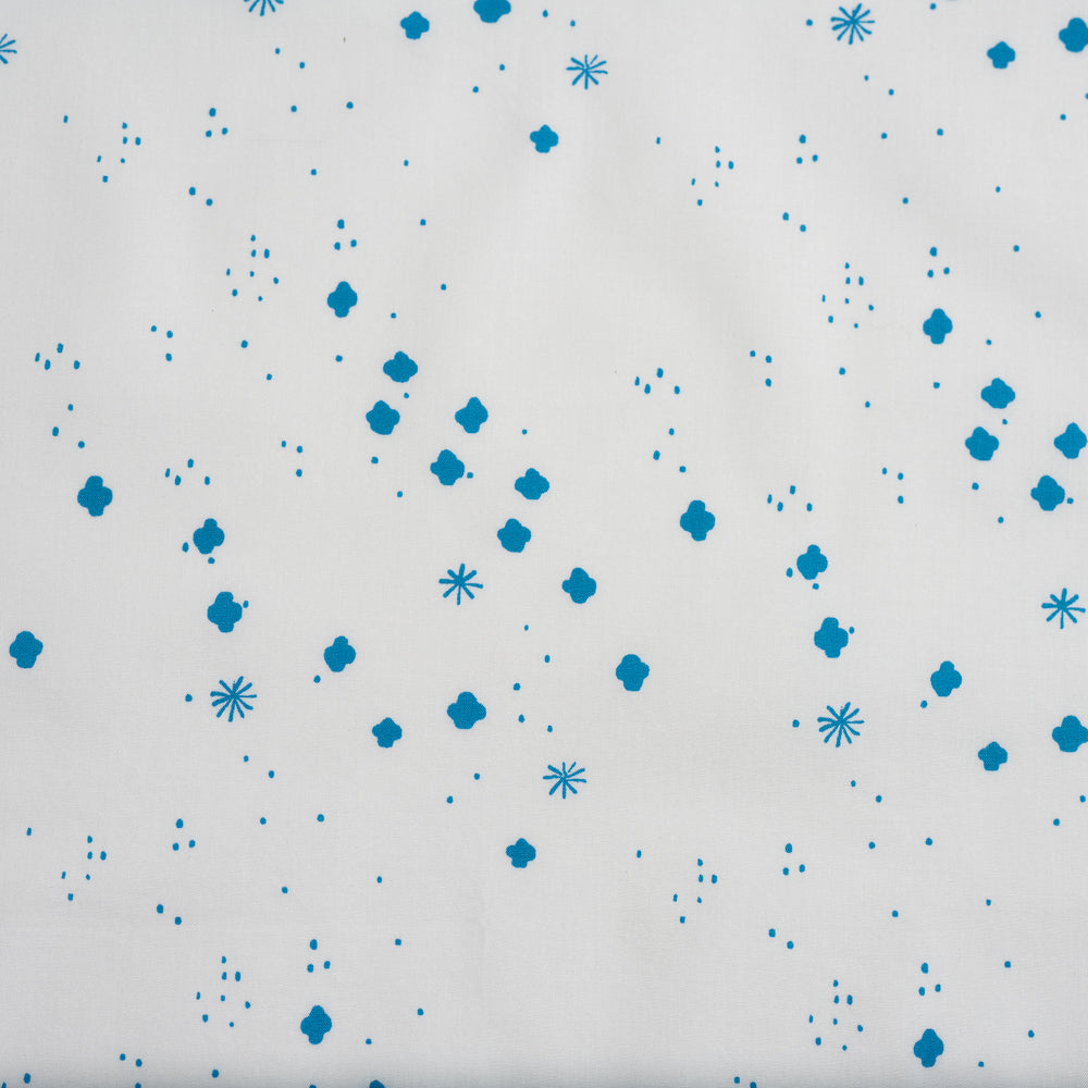 Cloudy Royal Poplin