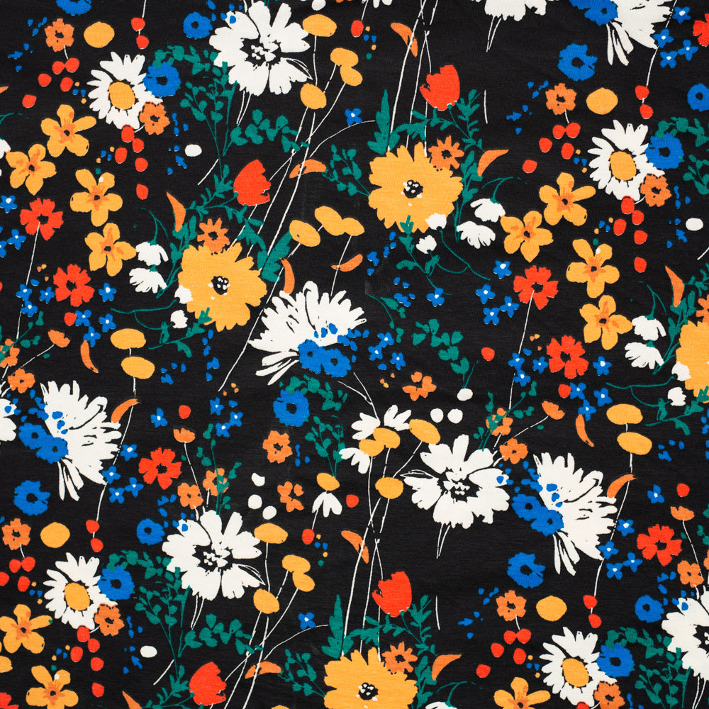 Flora Dark Jersey Knit