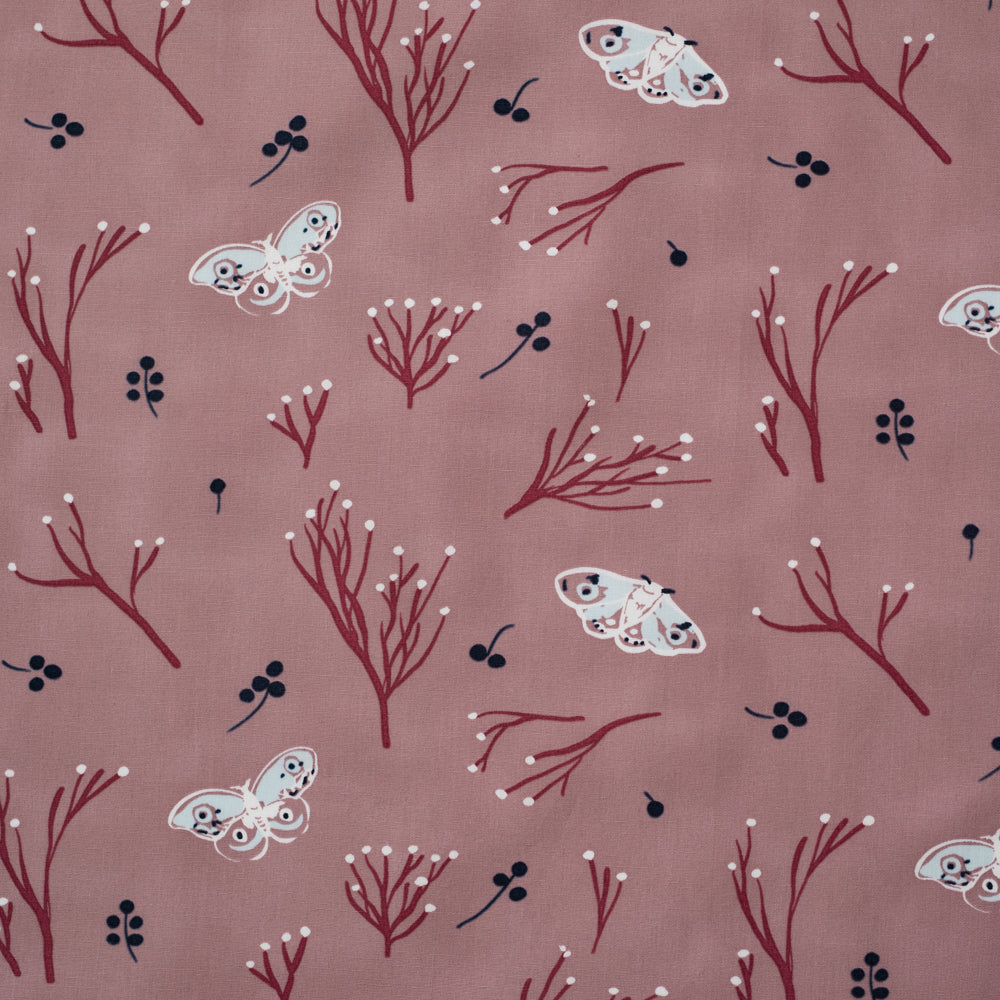 Lullaby Wood Rose Poplin