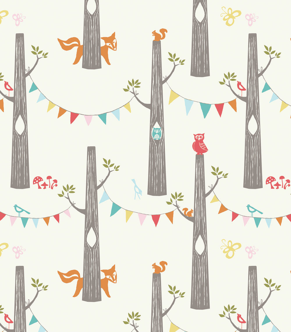 Woodland Party Double Gauze