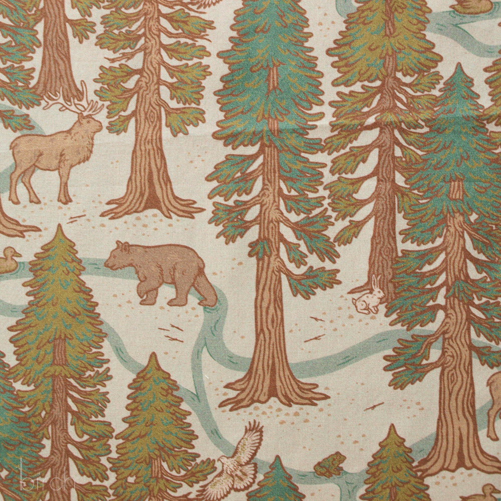 Redwoods Mint Lawn